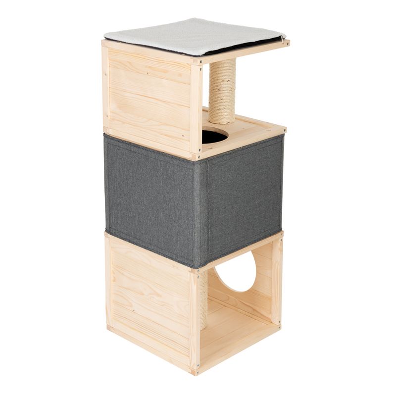 Cubist Cat House 40 x 40 x 96 cm (L x W x H)