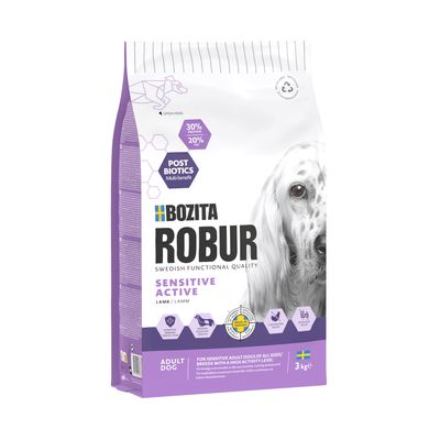 Bozita Robur Sensitive Grain Free Active Lamb 3kg