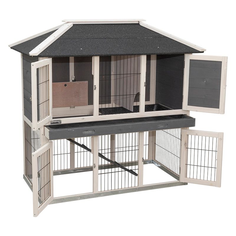 Kerbl Pets Villa Small Animal Hutch 118 x 68 x 118cm (L x W x H)
