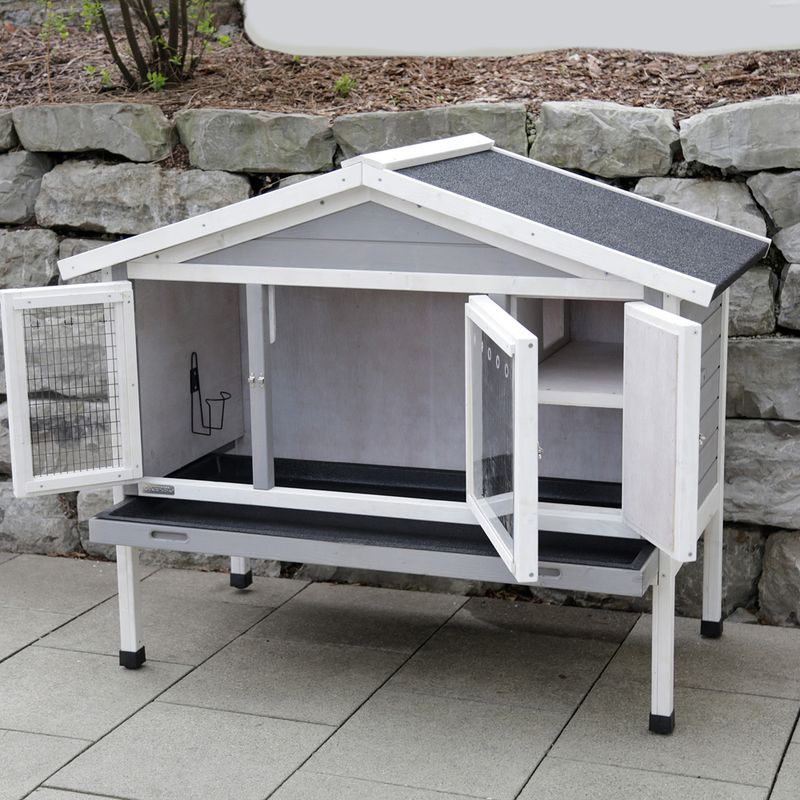 Kerbl Pet Rodent Hutch 4-Season Superior 130 x 66 x 110cm (L x W x H)