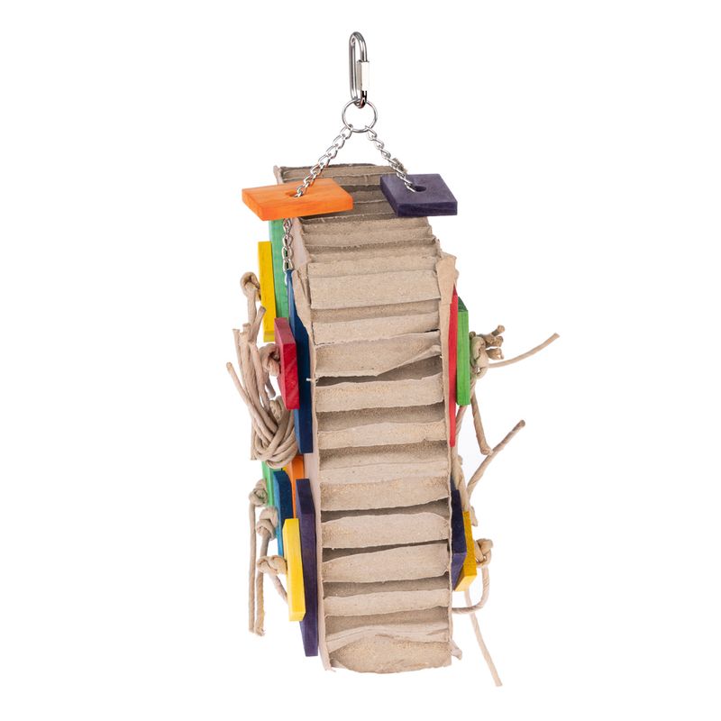 TIAKI Shreddy Cardboard Box Bird Toy 15 x 8 x 23cm (L x W x H)