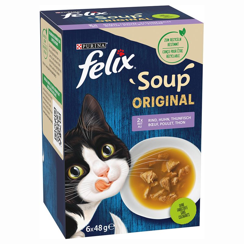 Felix Soup 6 x 48g Farm Selection