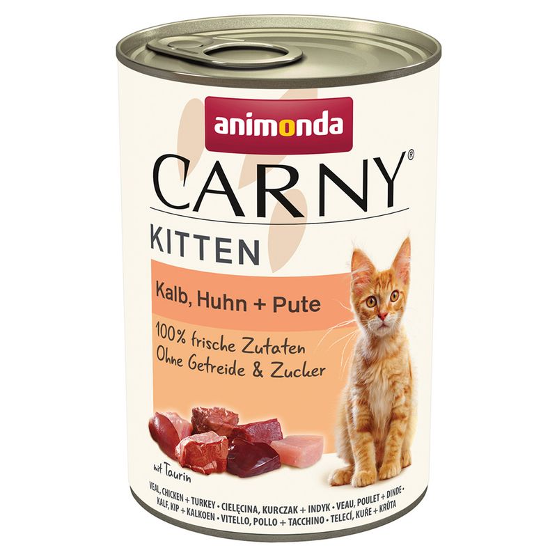animonda Carny Kitten Saver Pack 24 x 400g Poultry & Beef