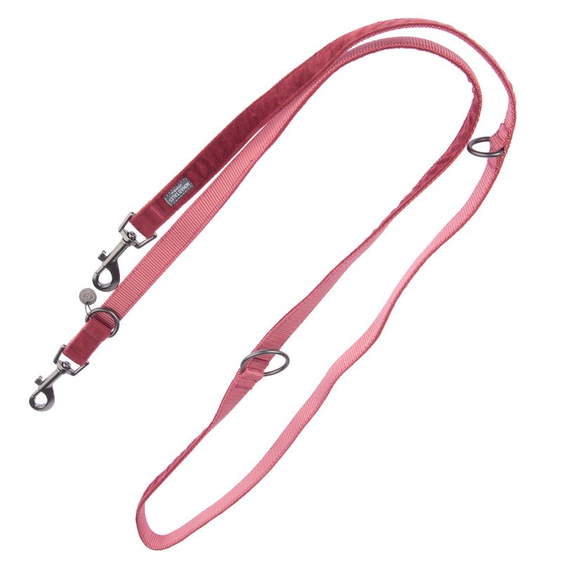 Nomad Tales Blush Collar, rosé Matching leash: 120 cm long, 15 mm wide