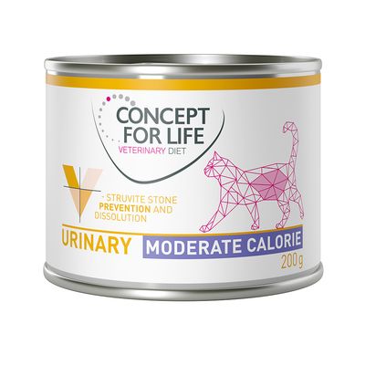 Concept for Life Veterinary Diet Urinary Moderate Calorie Chicken 6 x 200g