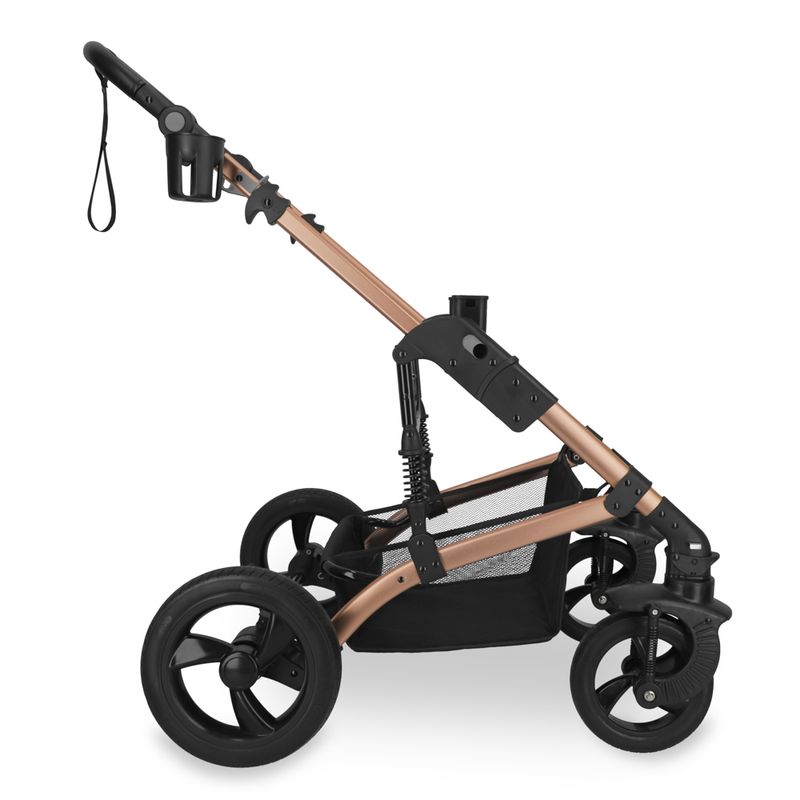 Nomad Tales Calma Pet Stroller - Rose Gold Up to 15kg: 82 x 65 x 102 cm (L x W x H)
