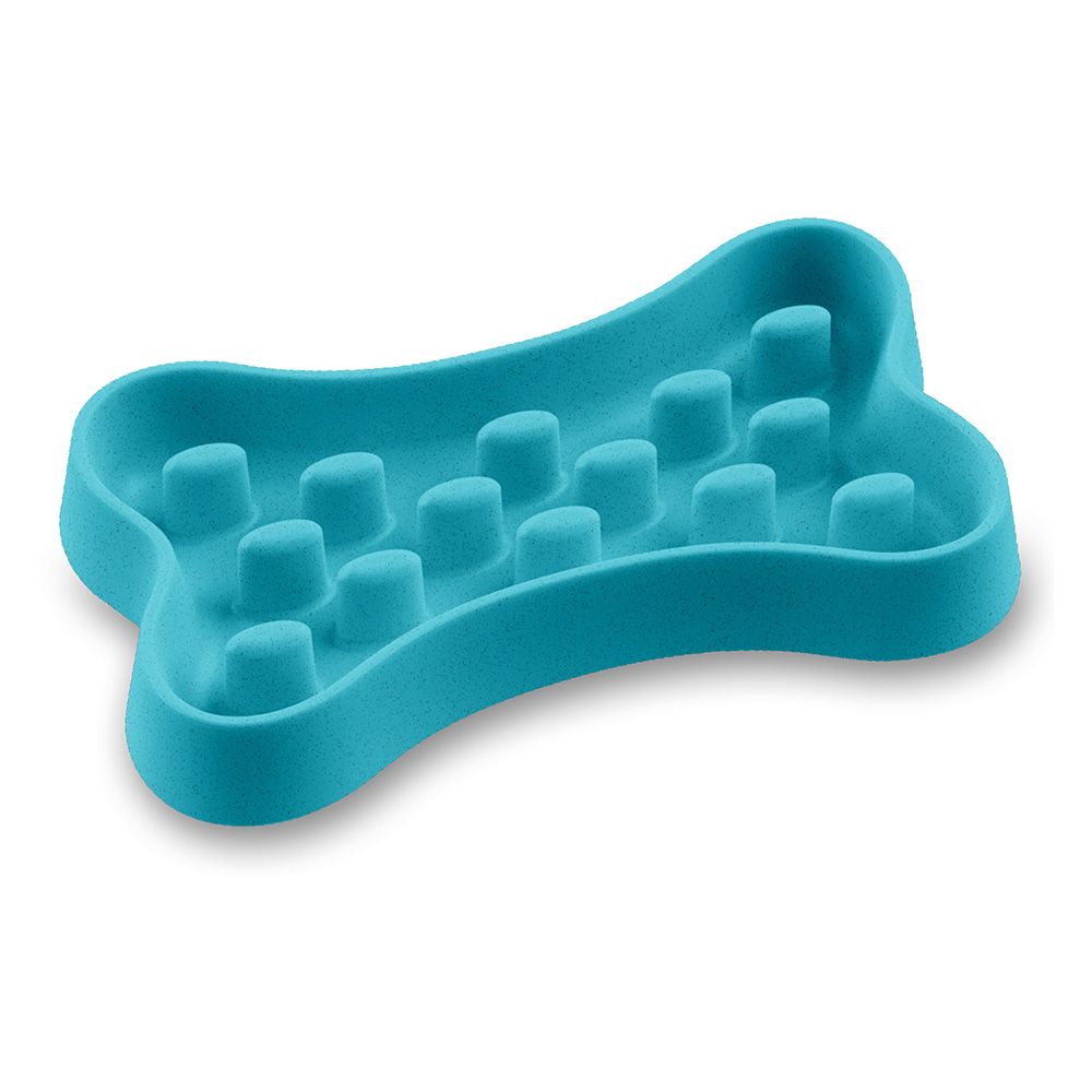 Here Sparky Bone Slow Chow Bowl Red: 1.4L, 35.9 x 20.4 x 5cm (L x W x H)