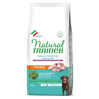 Natural Trainer Light in Fat Adult Medium & Maxi with Turkey 12kg