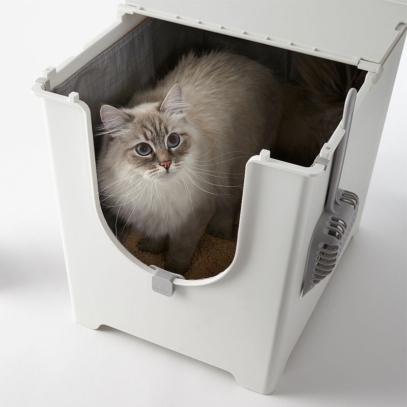 Modkat Flip Cat Litter Box White