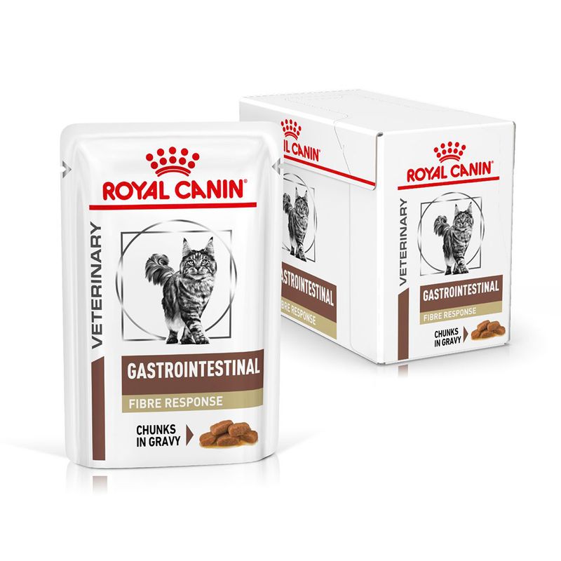 Royal Canin Veterinary Cat - Gastrointestinal Fibre Response in Gravy 12 x 85g