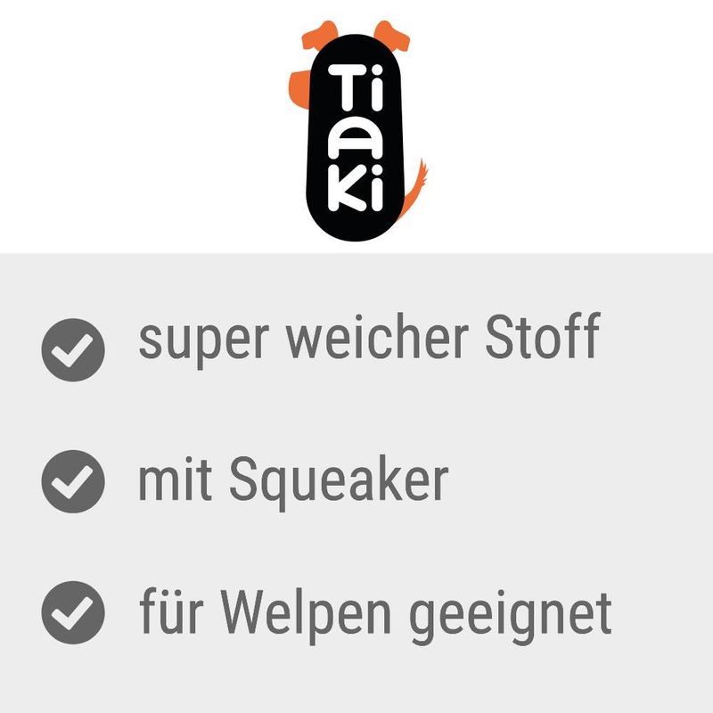 TIAKI dog toy owl Dou Dou L x W x H) 17 x H 6 cm