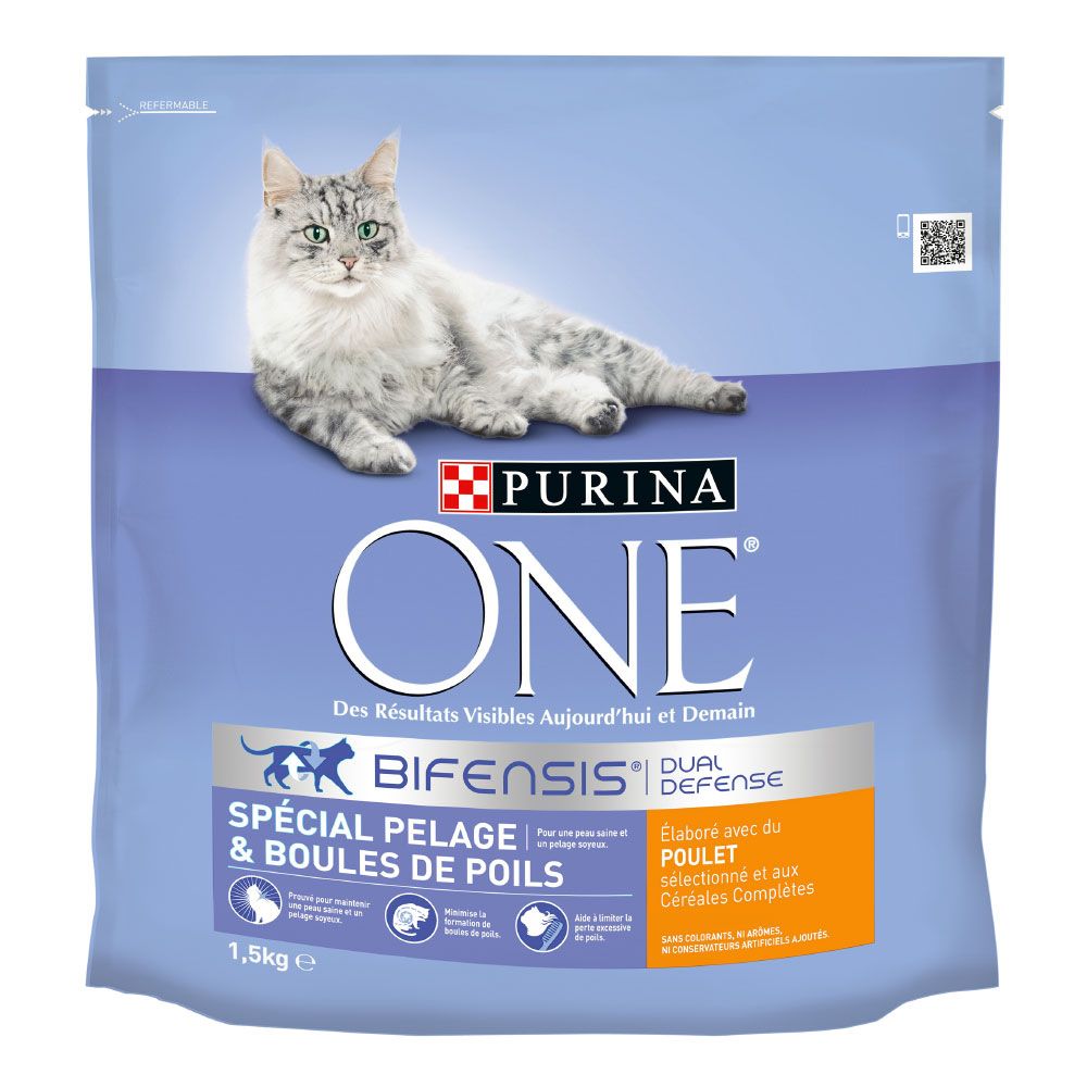 PURINA ONE Coat And Hairball Chicken 4 x 1,5 kg
