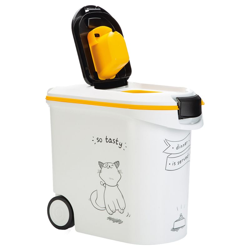 Curver Cat Silhouette Dry Cat Food Container 12kg capacity