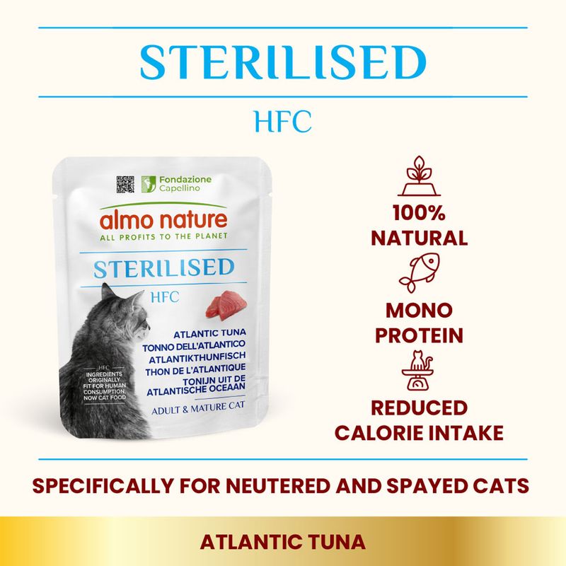 Almo Nature HFC Sterilised Saver Pack 24 x 50g Chicken Fillet