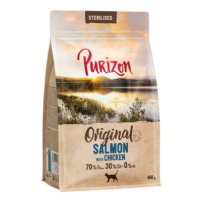 Purizon Sterilised Adult Grain-Free Salmon with Chicken 400g