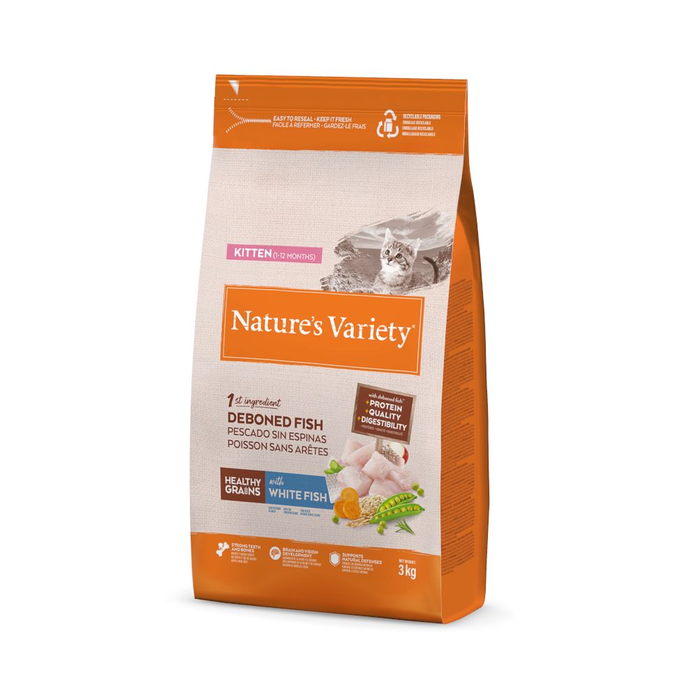 Nature's Variety Healthy Grains Kitten White Fish 1.25kg