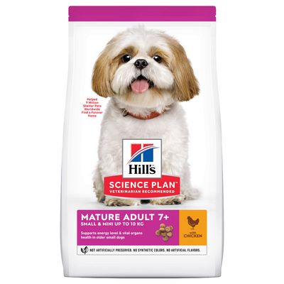 Hill’s Science Plan Mature Adult 7+ Small & Mini with Chicken 1.5kg