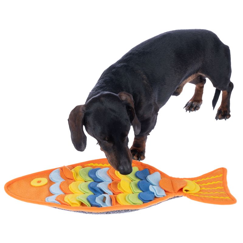 TIAKI Rainbow Fish Sniffing Mat approx. 48 x 25cm (L x W)