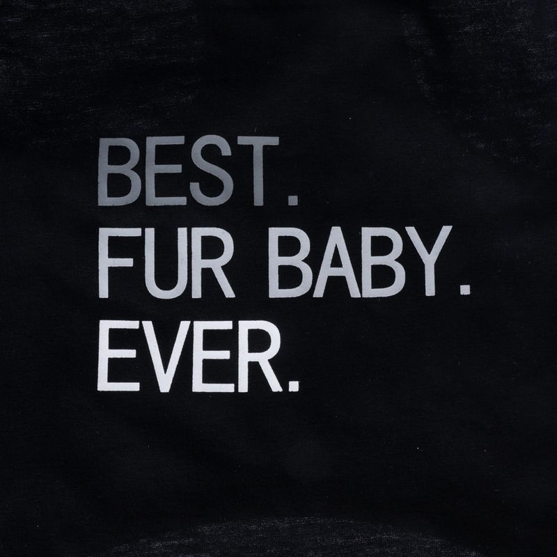 TIAKI Pet & Parent Pyjamas - Black Dog Shirt: Small (30cm back length)