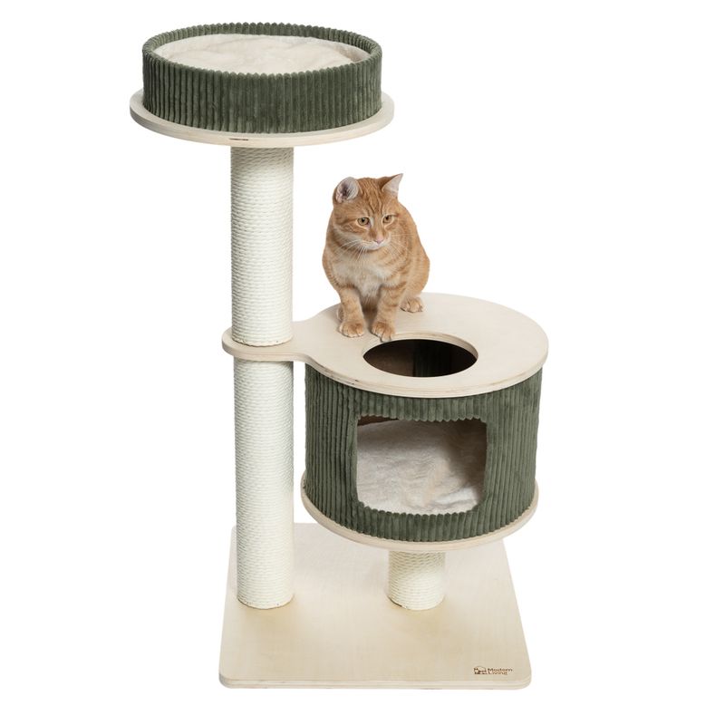 Modern Living Helsinki Scratching Tree S Army Green/Cream