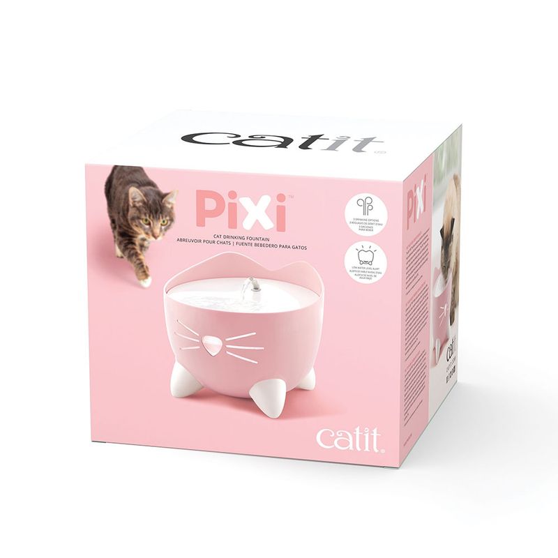 Catit PIXI Pink Drinking Fountain Drinking Fountain (2.5 Litres)