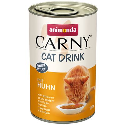 animonda Carny Cat Drink 8 x 140ml Mixed Pack (Chicken & Tuna)
