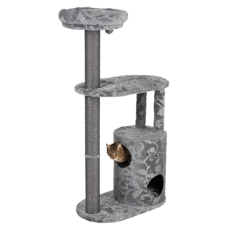 Royal Silver Cat Tree Grey / Floral