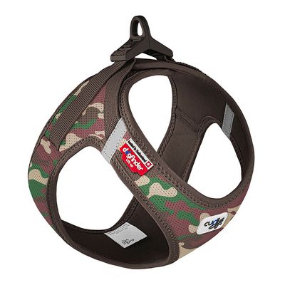 Curli Vest Harness Clasp Air-Mesh, camouflage Size 2XS: Chest measurement 30.2 - 33.8 cm
