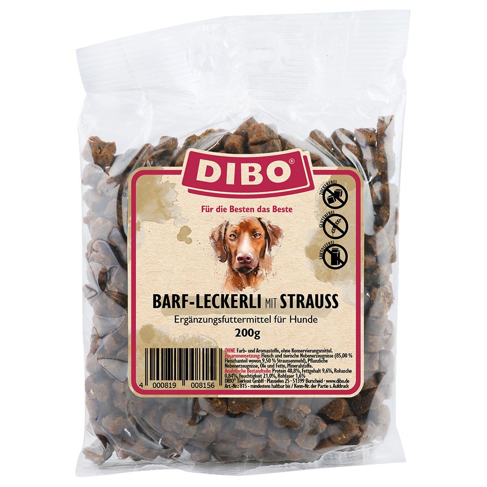 DIBO BARF treat with ostrich 200 g