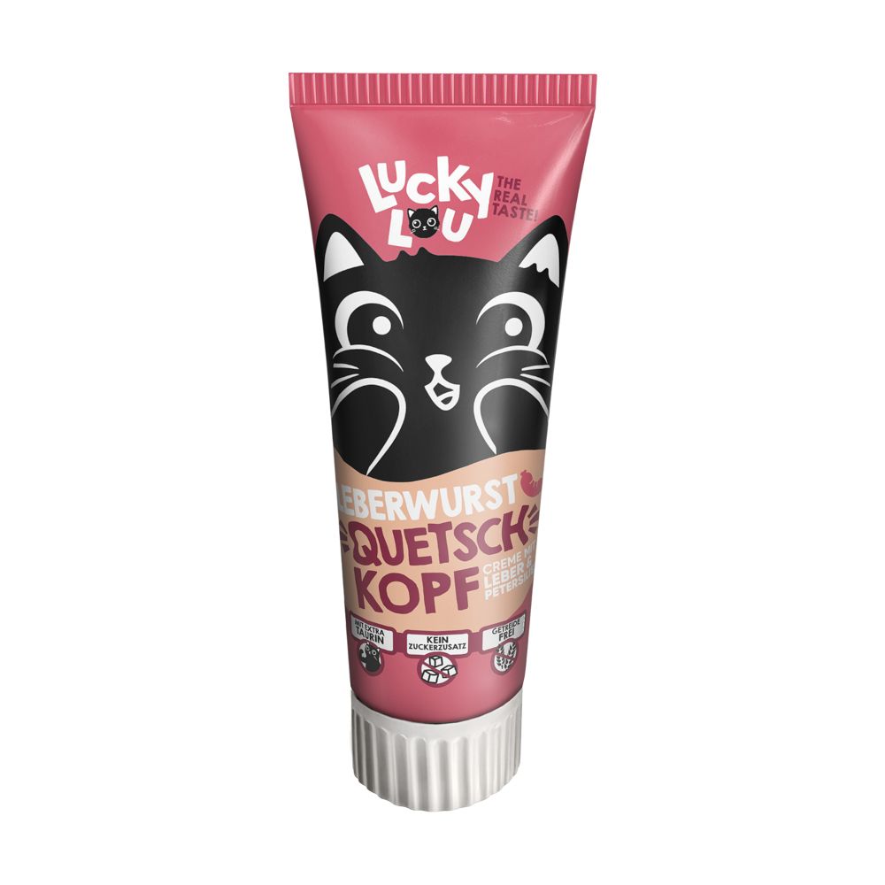Lucky Lou Liver Sausage Squeezy Treat 75g