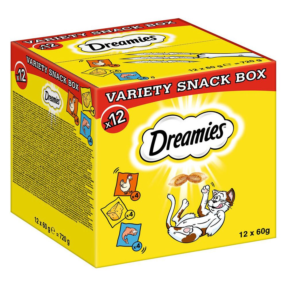 Dreamies Variety Snack Box 12 x 60g