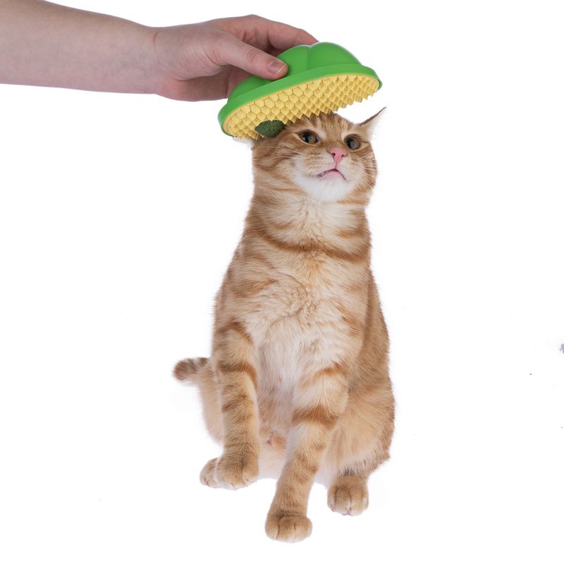 TIAKI Cat Massage Cactus 13.5 x 6.5 x 5.6cm (L x W x H)