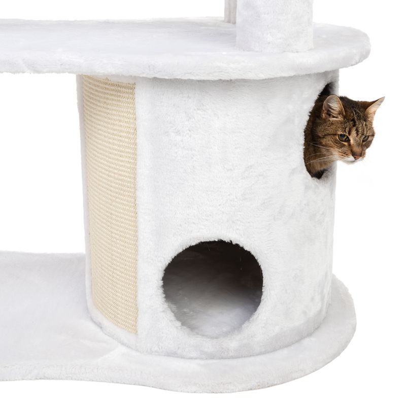 White Tiger XXL Cat Tree White (2 packages)