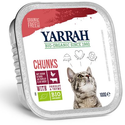 Yarrah Organic Chunks in Gravy 6 x 100g Fish with Organic Spirulina