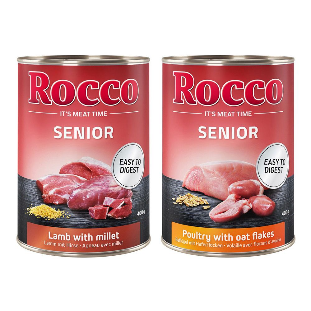 Rocco Senior Saver Pack 24 x 400g Mixed Pack (2 Varieties)
