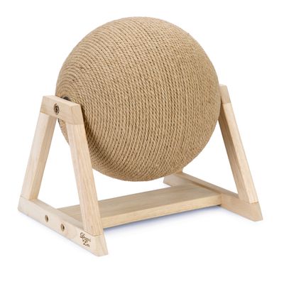 Designed by Lotte Xem Scratching Ball with Base 34 x 30 x 35.5cm (L x W x H)