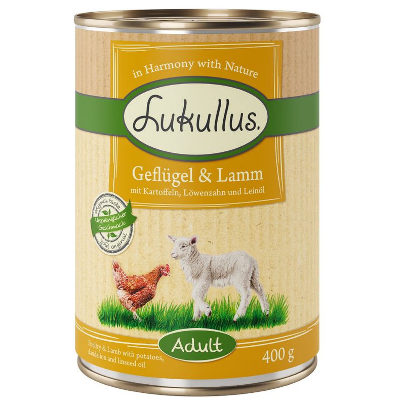 Lukullus Mixed Trial Pack Grain-Free 6 x 400g