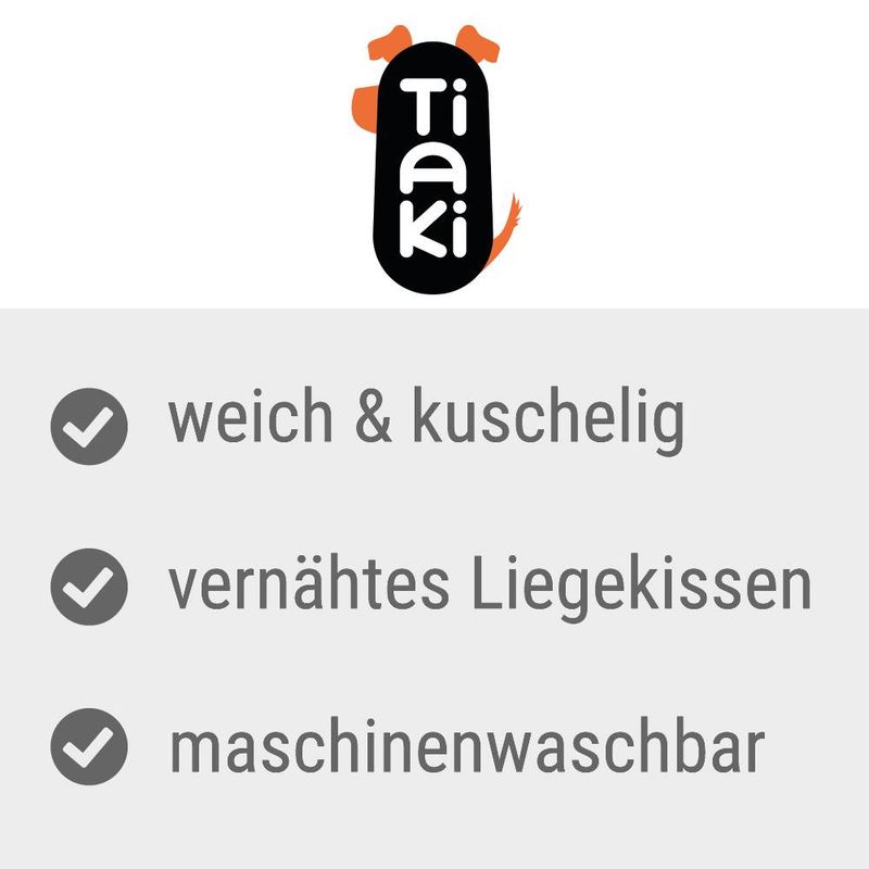 TIAKI Dog Bed Throne Ø 65 x H 24 cm
