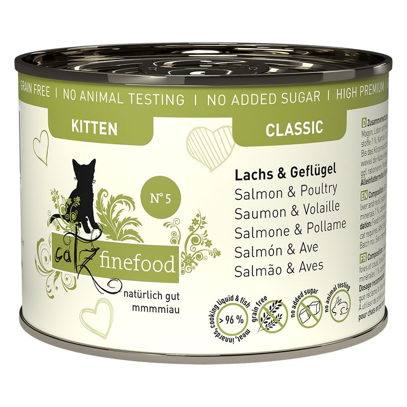 catz finefood Kitten 6 x 200g 6 x 200g (3 Varieties)