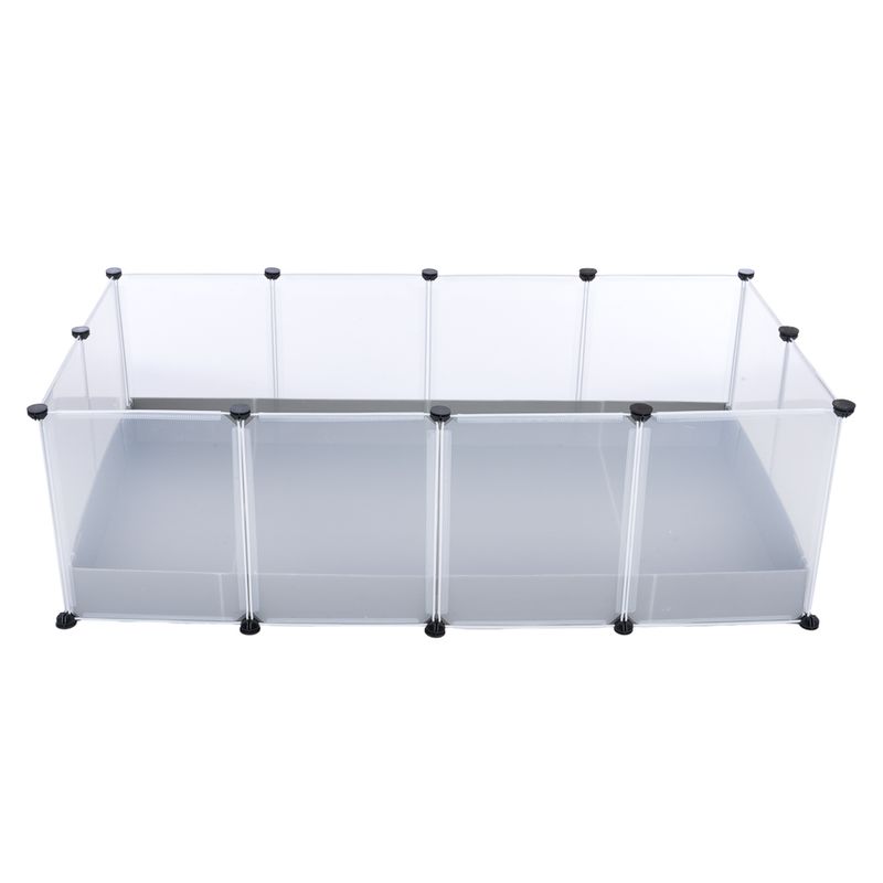 TIAKI Indoor Slot-Together Small Pet Run with Base 145 x 75 x 46cm (L x W x H)