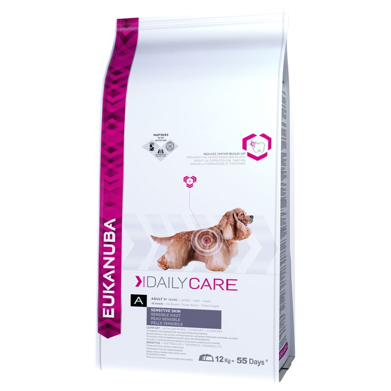 Eukanuba Daily Care Adult Sensitive Skin 12kg
