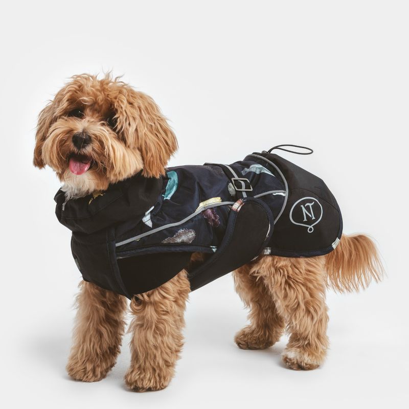 Nomad Tales Bloom Dog Coat - Midnight approx. 50cm Back Length