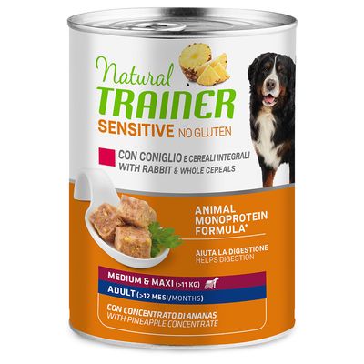 Natural Trainer Sensitive No Gluten Medium & Maxi Adult Rabbit (400g)