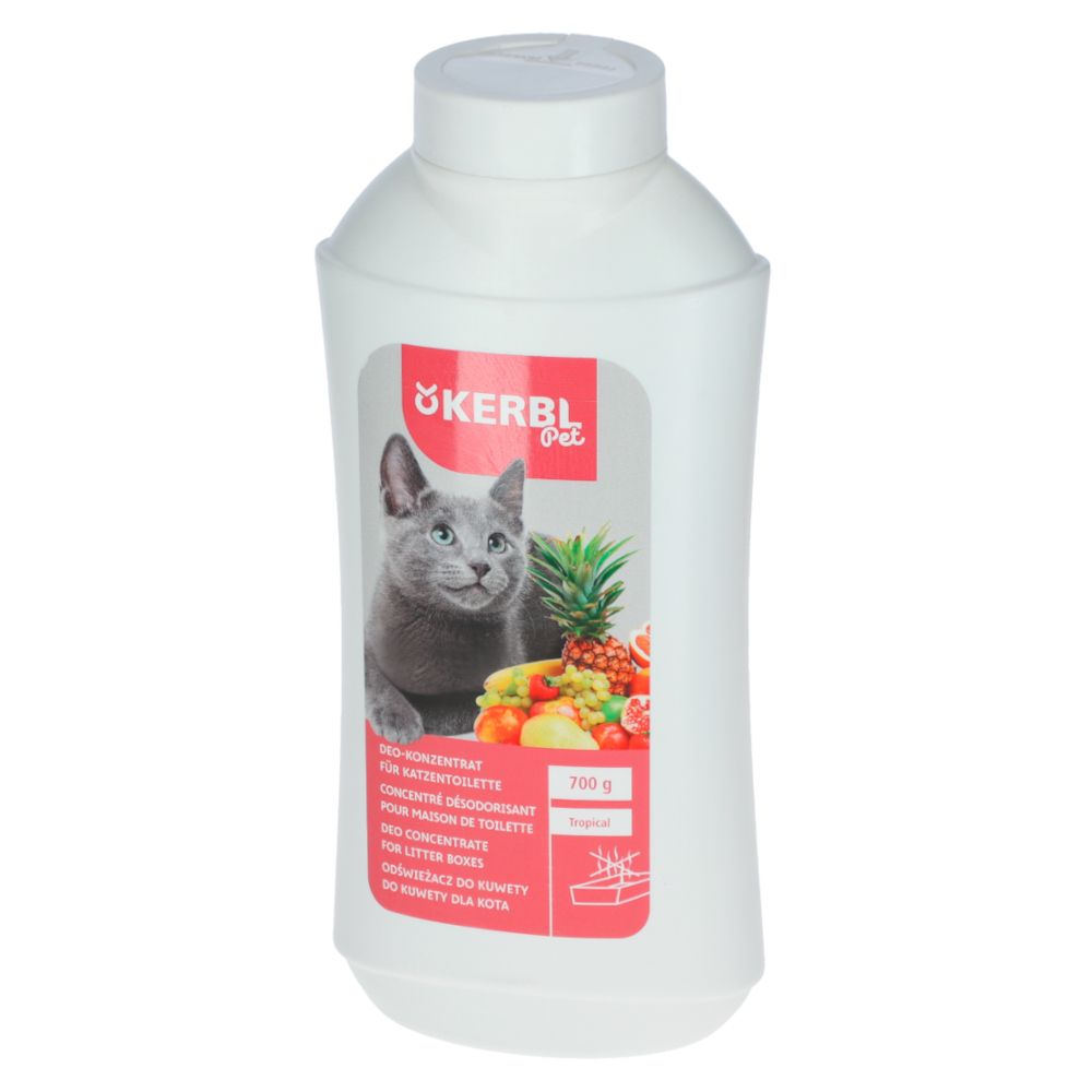 Kerbl pet Deodorant Concentrate for Cat Litter Tray - Tropical 700g