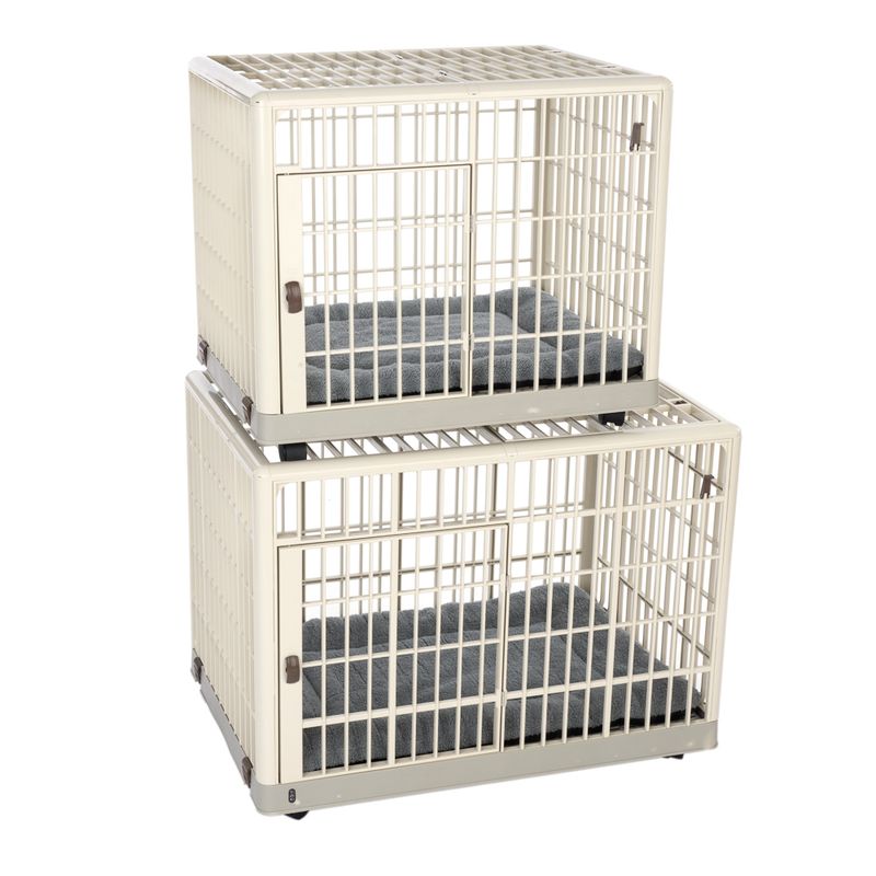 TIAKI Indoor Pet Crate with Cushion Size S: 64.5 x 50 x 56 cm (L x W x H)