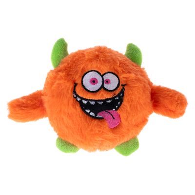 TIAKI Orange Monster Plush Dog Toy 19 x 14 x 8 cm (L x W x H)