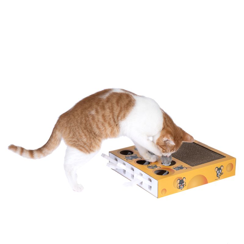 TIAKI Whack-a-Mole 2-in-1 Cat Toy 36 x 26 x 6 cm (L x W x H)