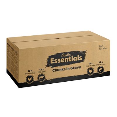 Smilla Essentials Pouches Chunks in Gravy 4 x 85g