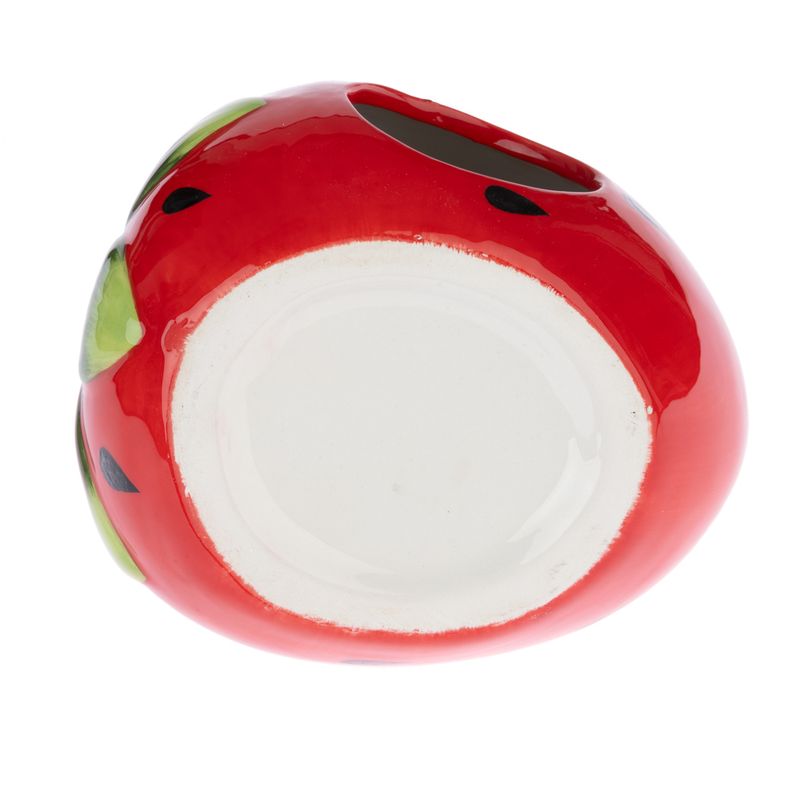 TIAKI Strawberry Ceramic House for Hamsters & Mice 15 x 12 x 12 cm (L x W x H)