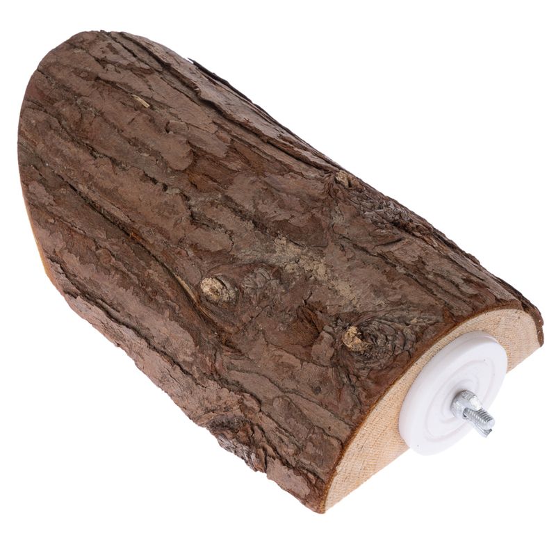 TIAKI Wooden Platform with Bark - Oval approx. 17 x 8 x 4 cm (L x W x H)